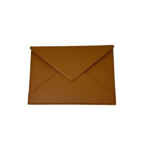 LEATHER DOCUMENT HOLDER CAMEL