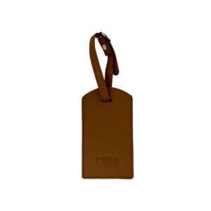 LEATHER SUITCASE IDENTIFIER CAMEL