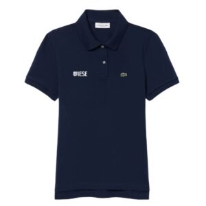 LACOSTE WOMEN'S NAVY BLUE POLO SHIRT