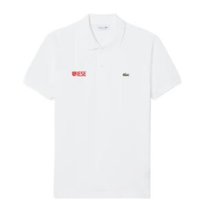 LACOSTE MEN'S WHITE POLO SHIRT